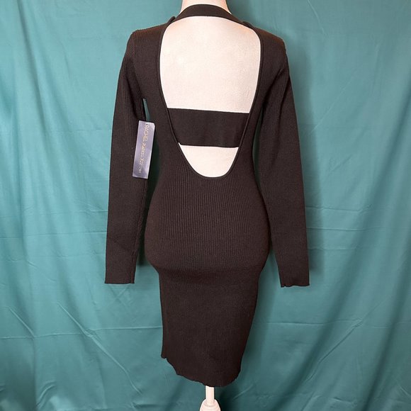 Rachel Rachel Roy Womens Knit Open Back Bodycon Dress Women's M - Picture 3 of 9